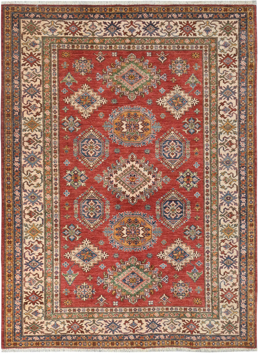 Afghan Kazak Rug (239 x 175cm)
