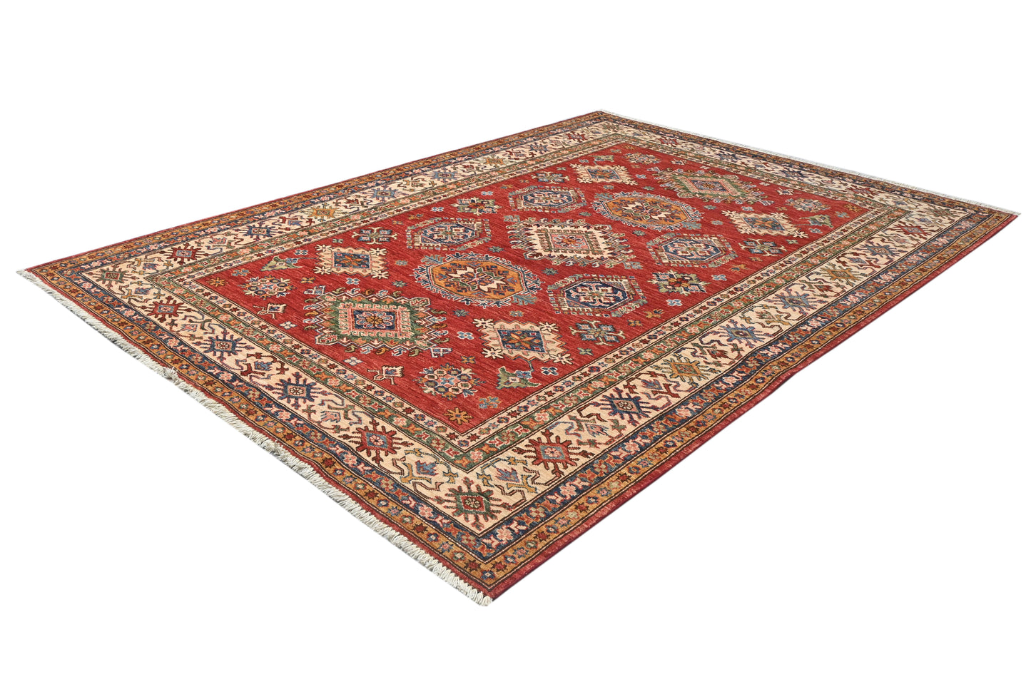 Afghan Kazak Rug (239 x 175cm)