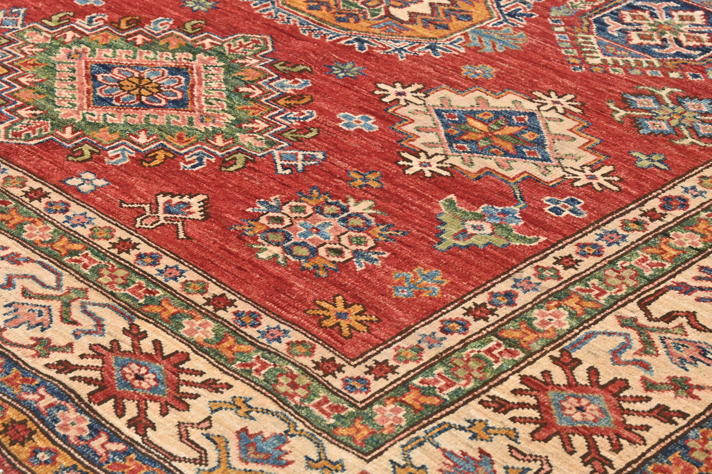 Afghan Kazak Rug (239 x 175cm)