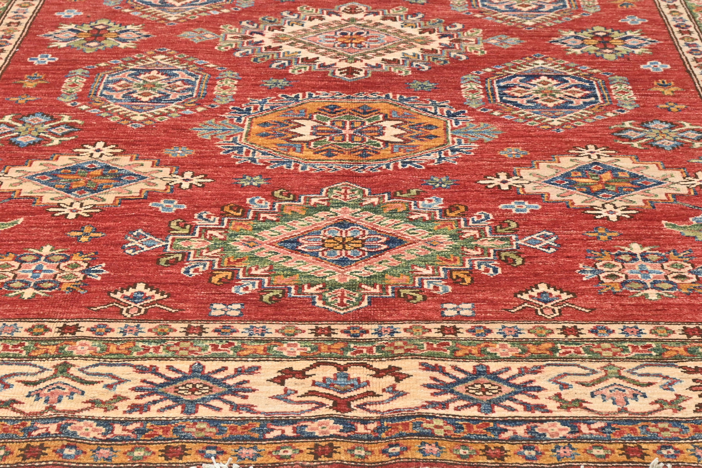 Afghan Kazak Rug (239 x 175cm)