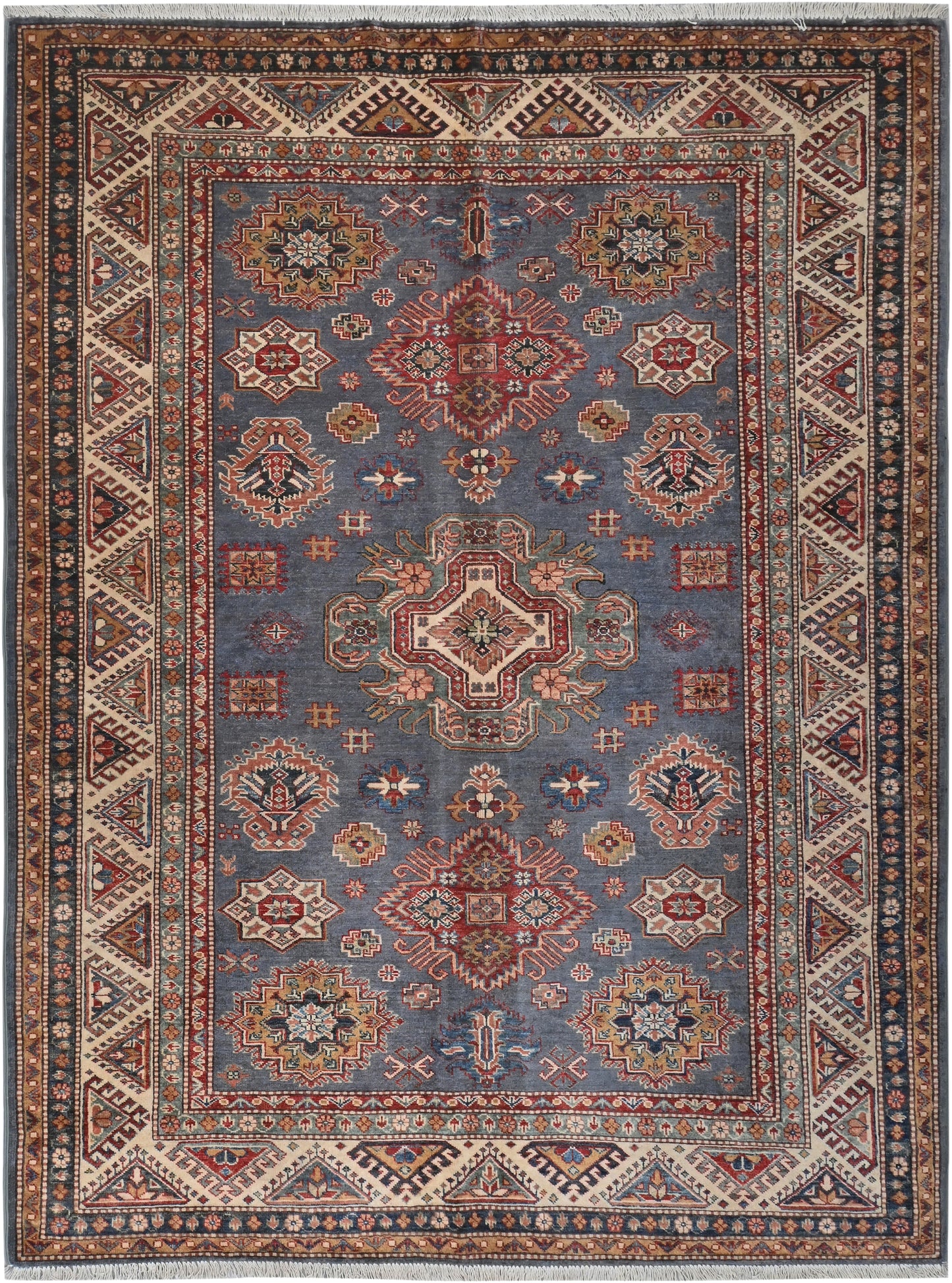 Afghan Kazak Rug (240 x 178cm)