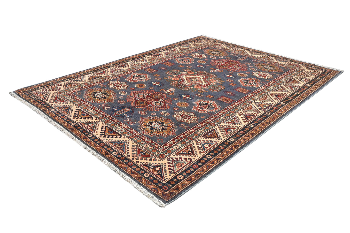 Afghan Kazak Rug (240 x 178cm)