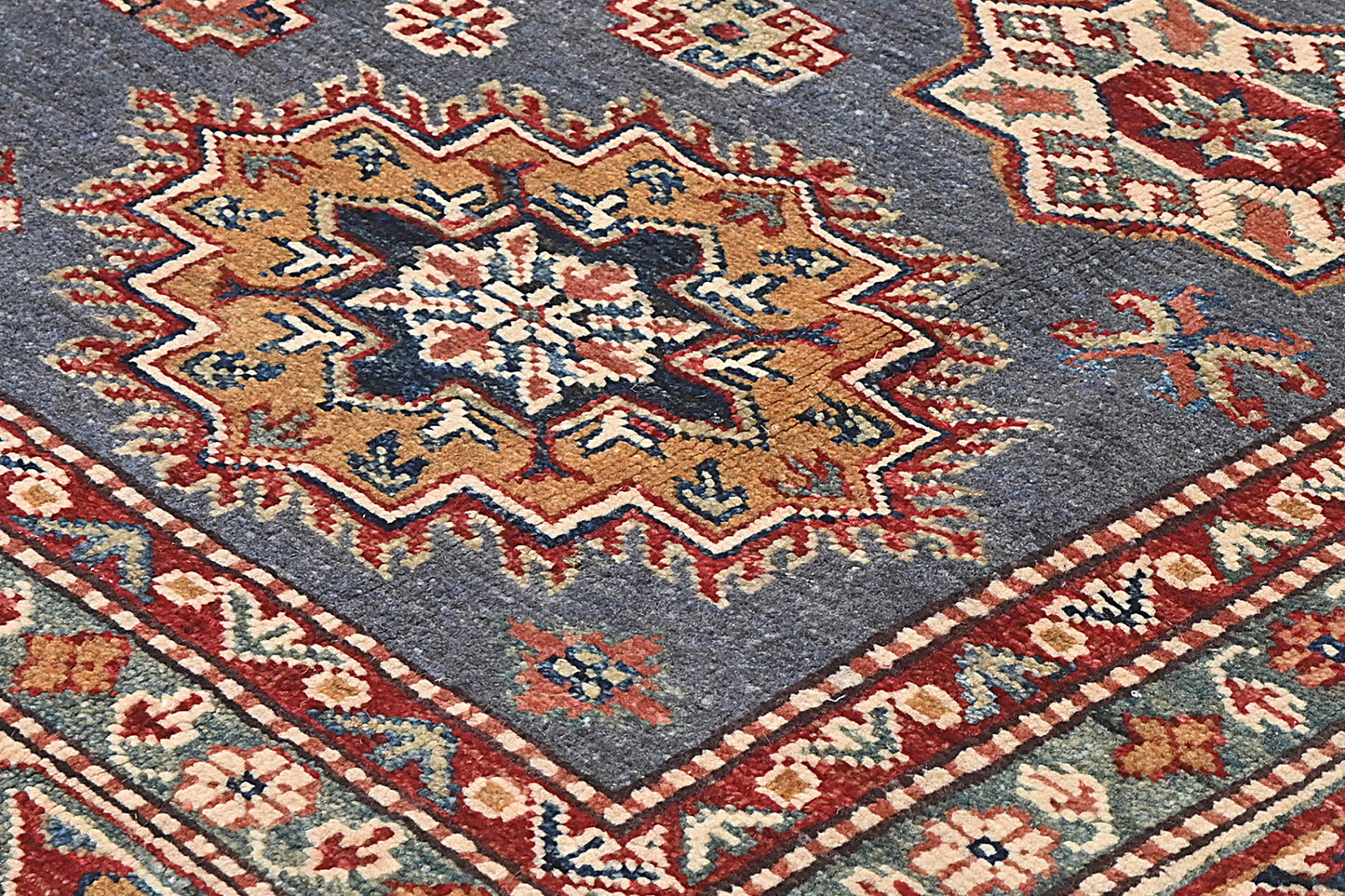 Afghan Kazak Rug (240 x 178cm)
