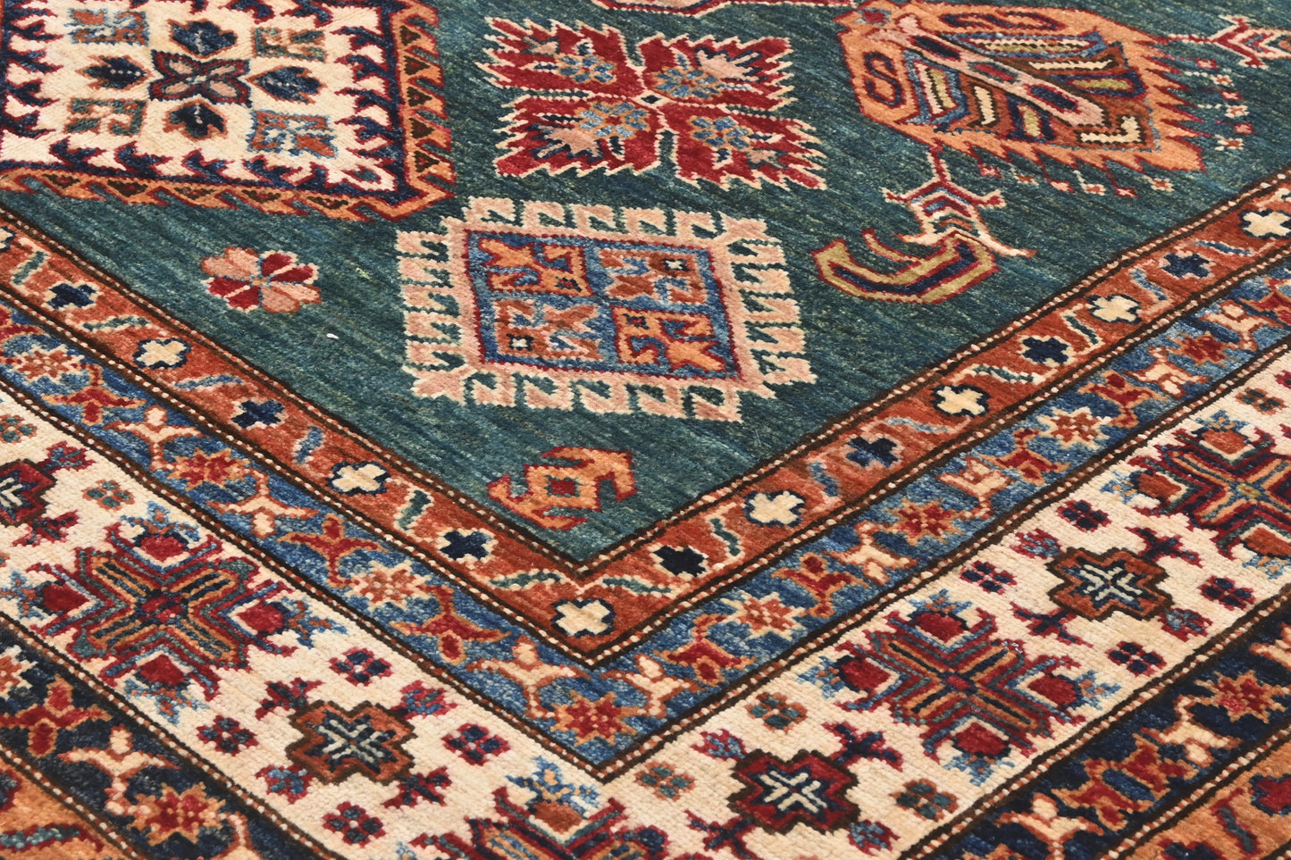 Afghan Kazak Rug (217 x 156cm)