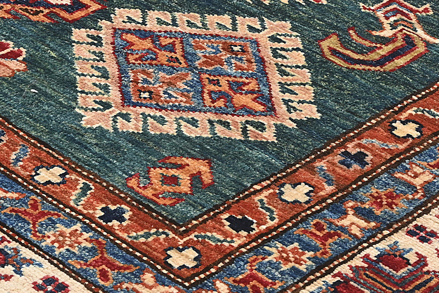 Afghan Kazak Rug (217 x 156cm)