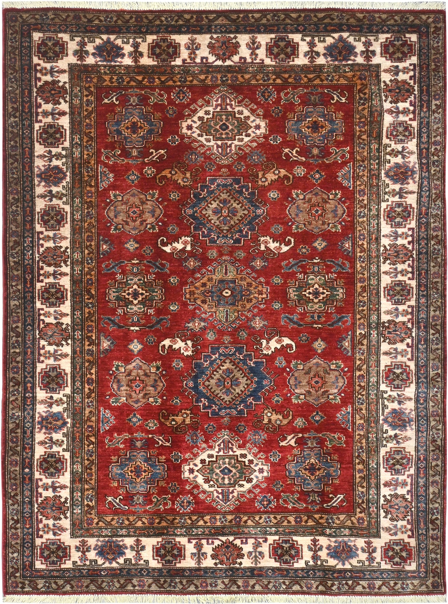 Afghan Kazak Rug (202 x 150cm)