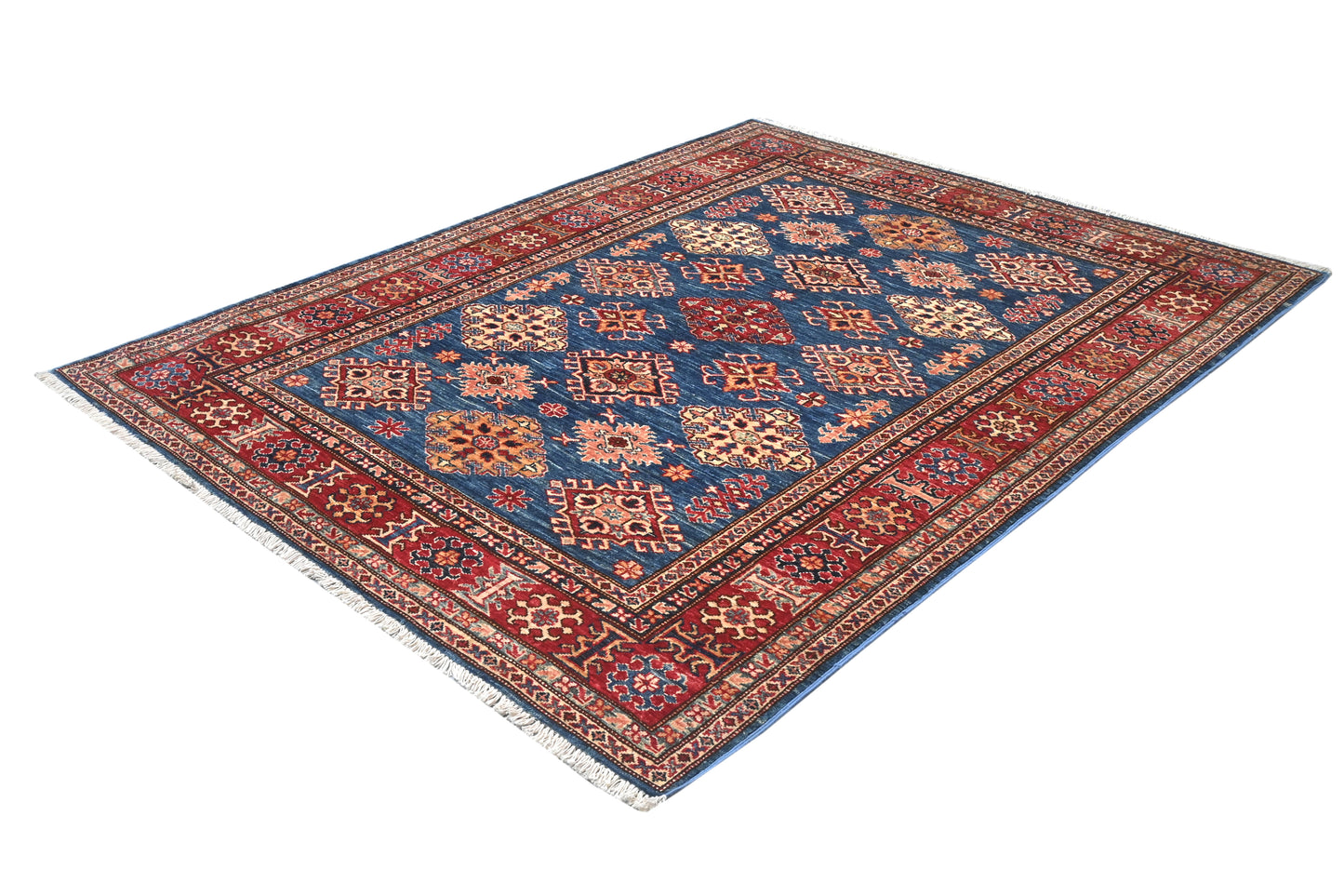 Afghan Kazak Rug (197 x 152cm)
