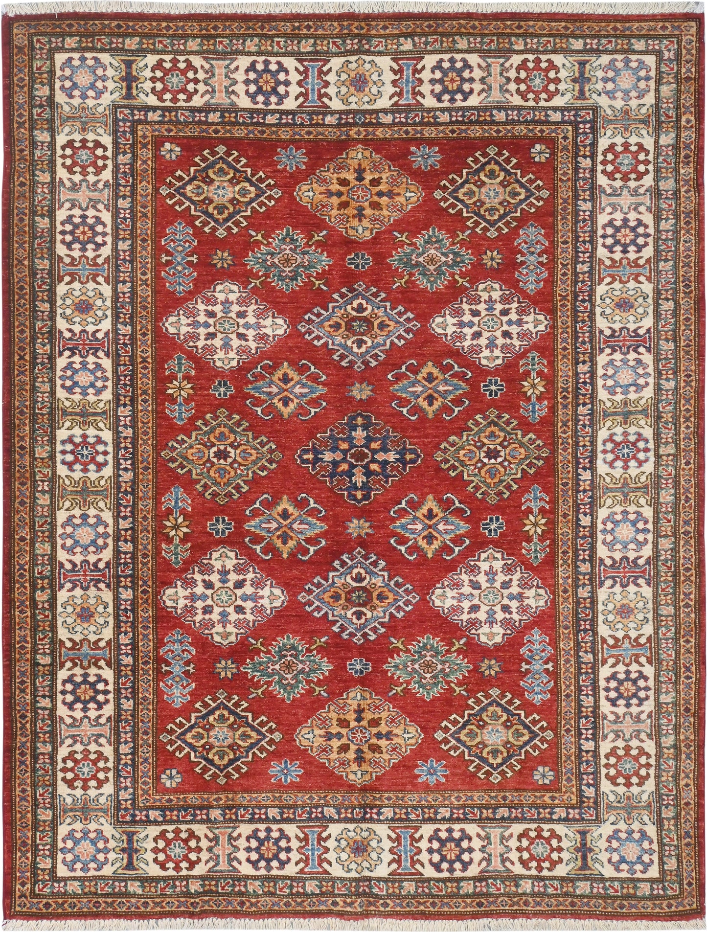 Afghan Kazak Rug (199 x 151cm)
