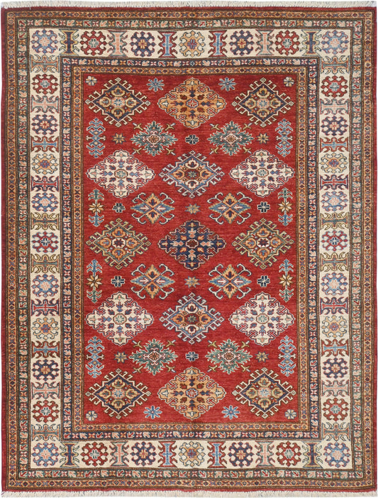 Afghan Kazak Rug (199 x 151cm)