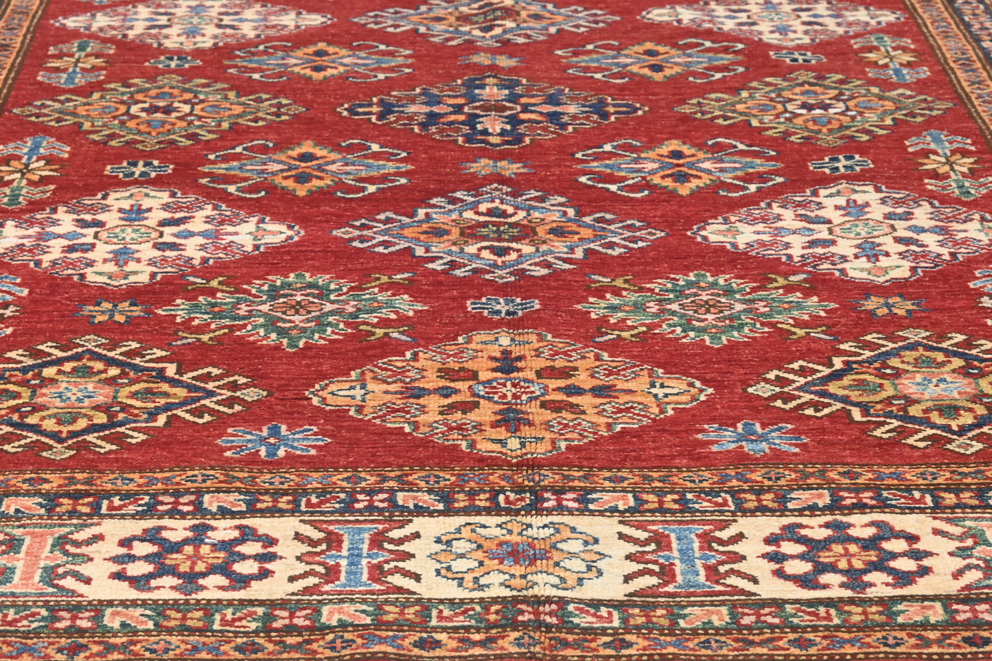 Afghan Kazak Rug (199 x 151cm)