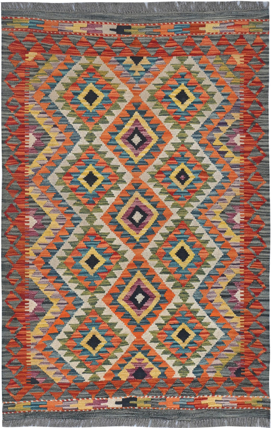 Afghan Kilim Rug (155 x 105cm)