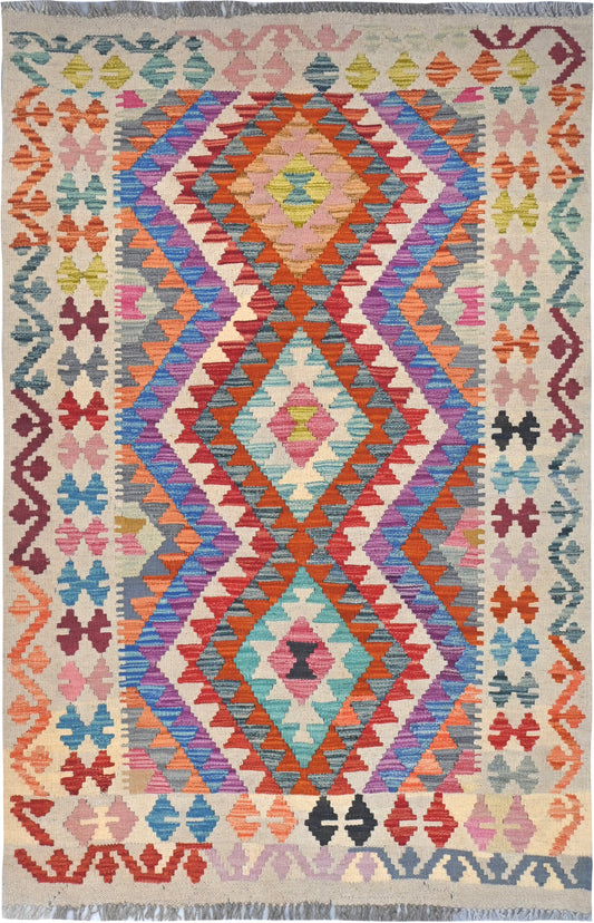 Afghan Kilim Rug (151 x 103cm)