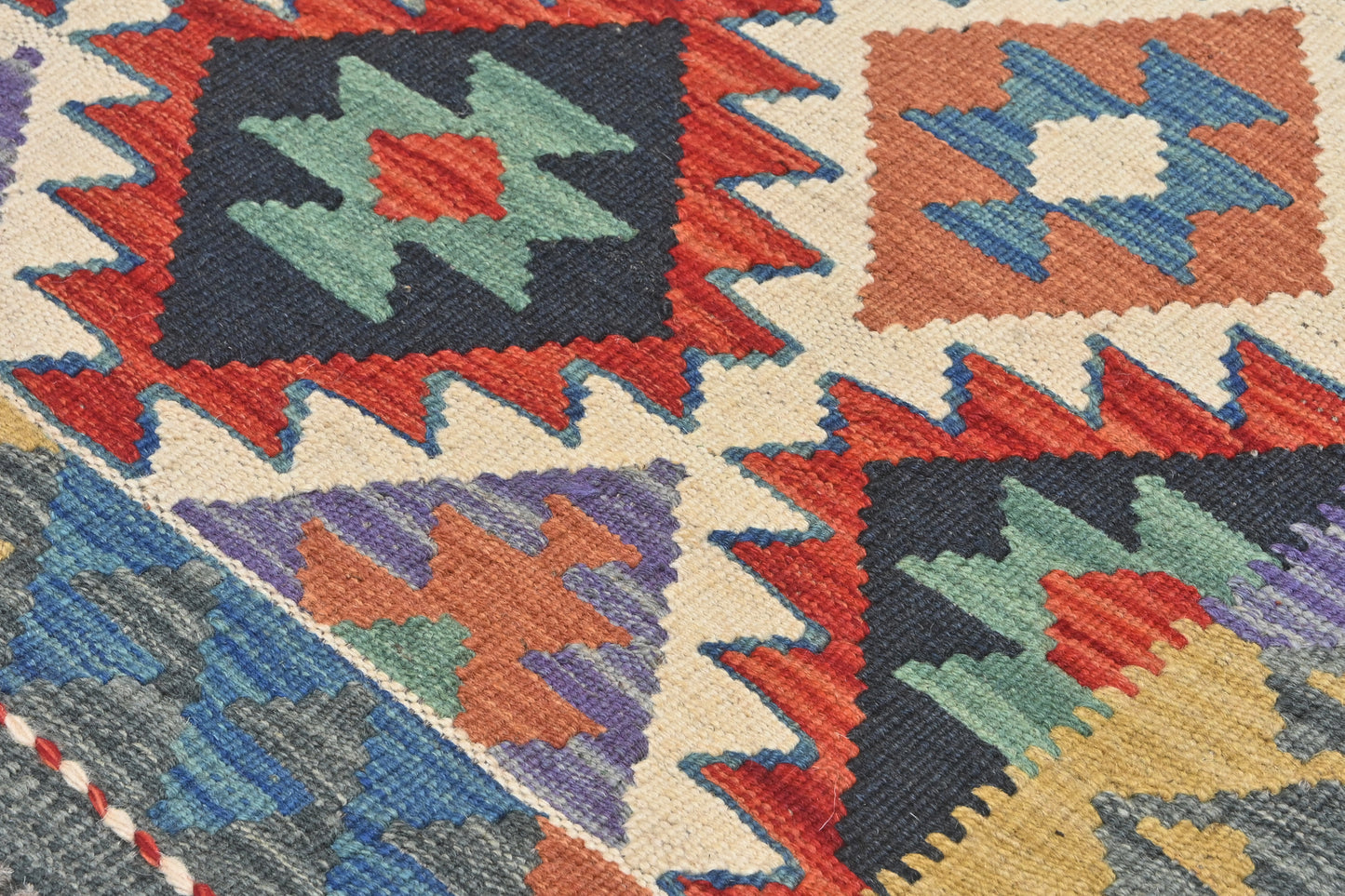 Afghan Kilim Rug (108 x 72cm)