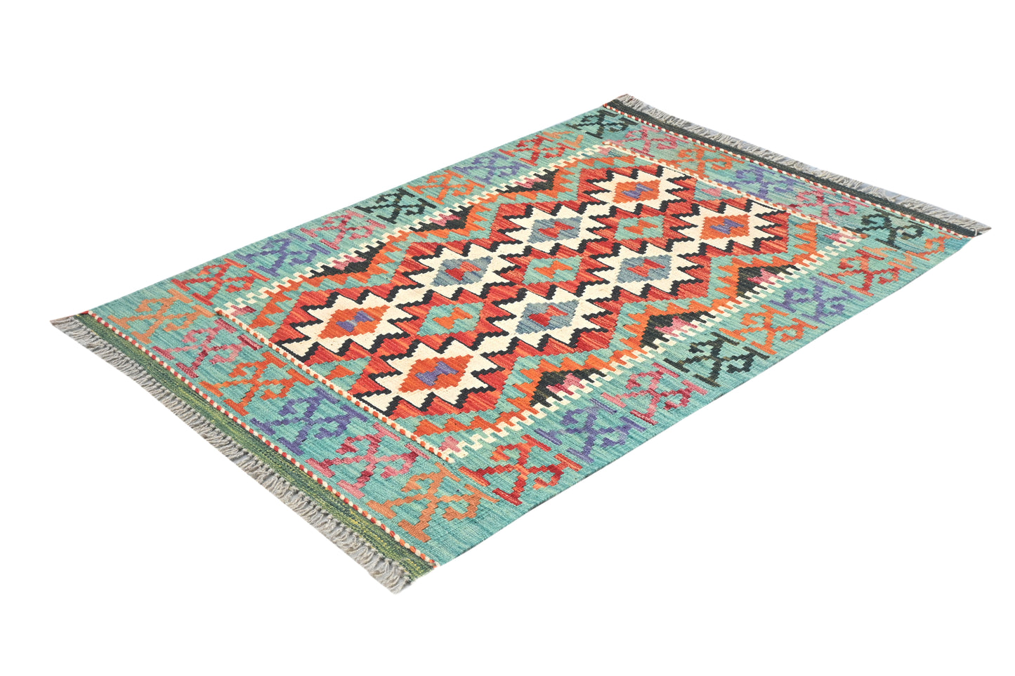 Afghan Kilim Rug (120 x 83cm)