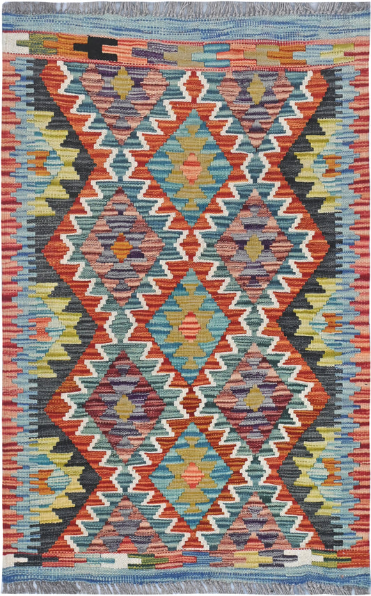 Afghan Kilim Rug (115 x 78cm)