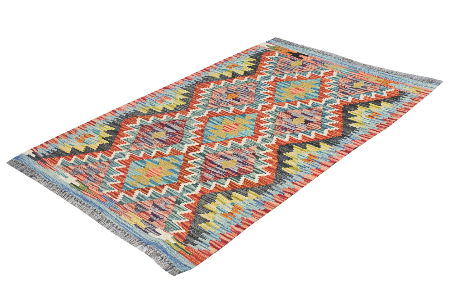 Afghan Kilim Rug (115 x 78cm)