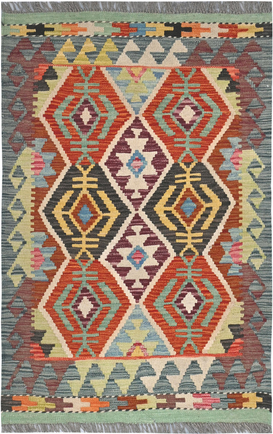 Afghan Kilim Rug (123 x 84cm)