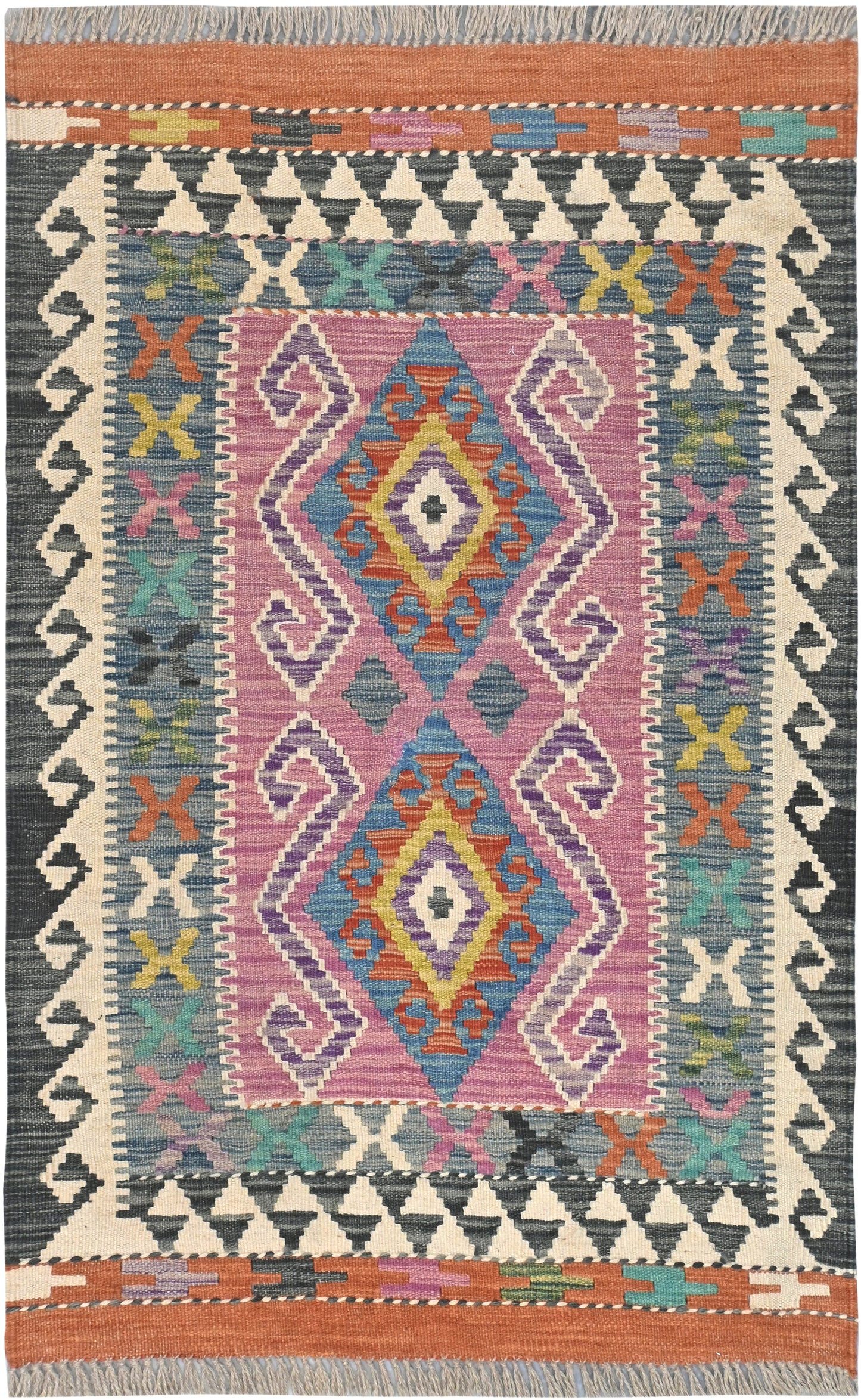 Afghan Kilim Rug (124 x 81cm)