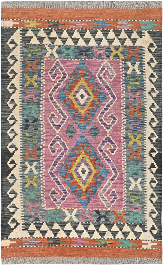 Afghan Kilim Rug (124 x 81cm)