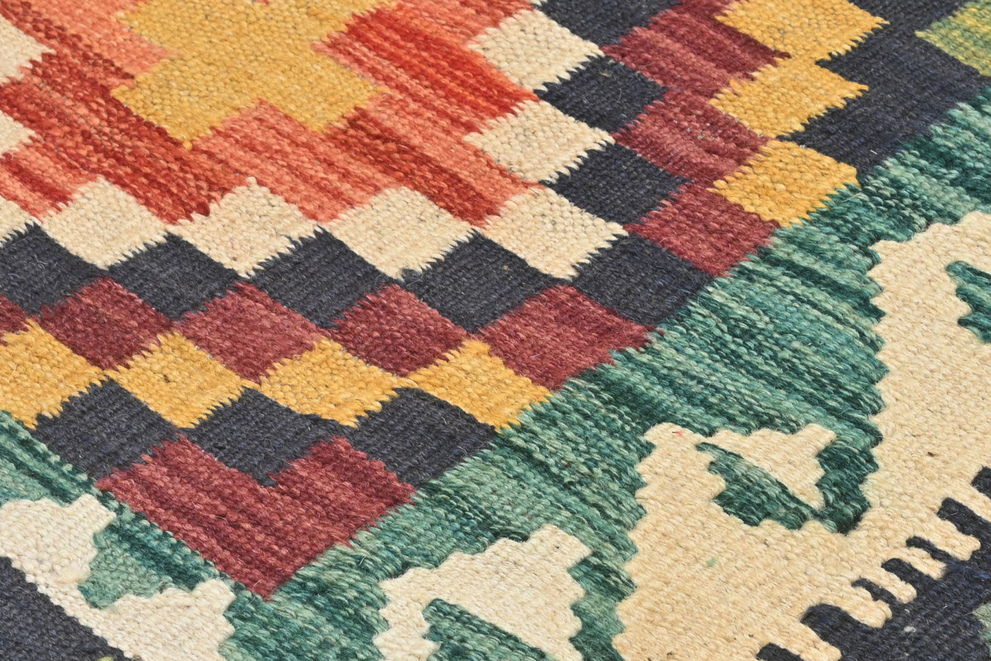 Afghan Kilim Rug (117 x 88cm)