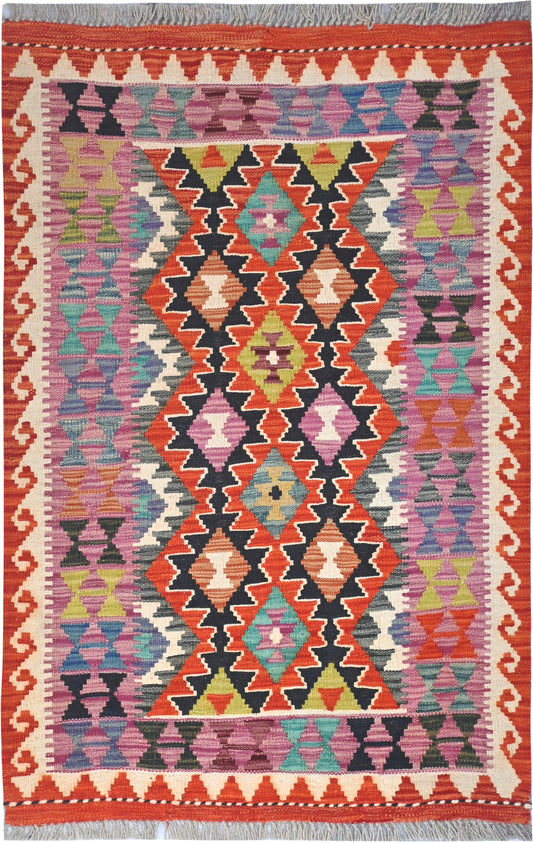 Afghan Kilim Rug (123 x 84cm)