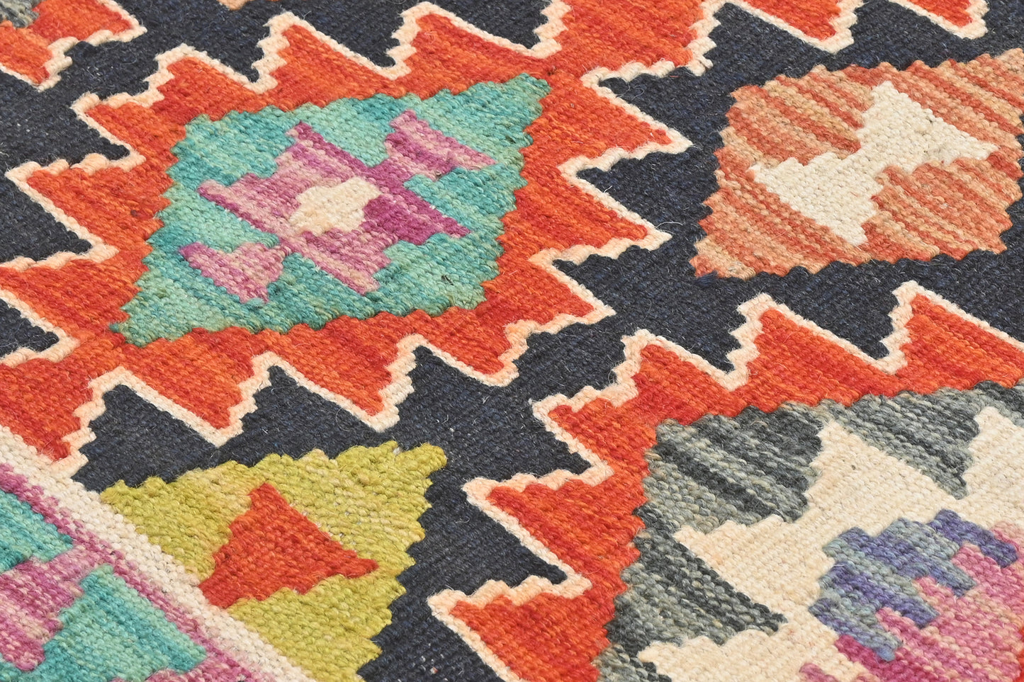 Afghan Kilim Rug (123 x 84cm)