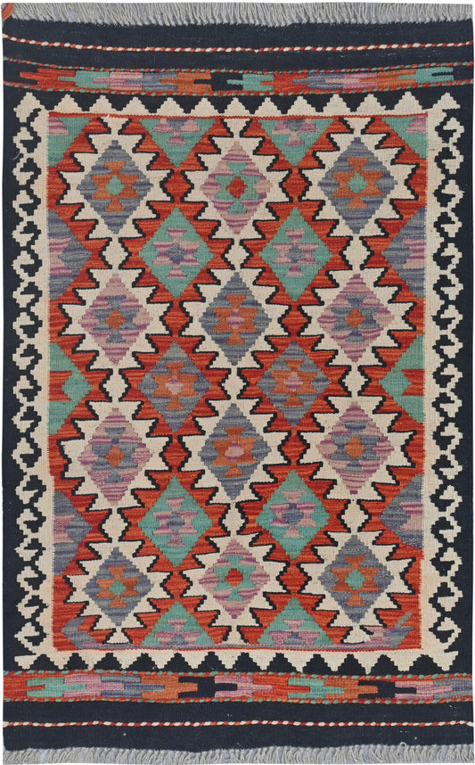 Afghan Kilim Rug (117 x 78cm)
