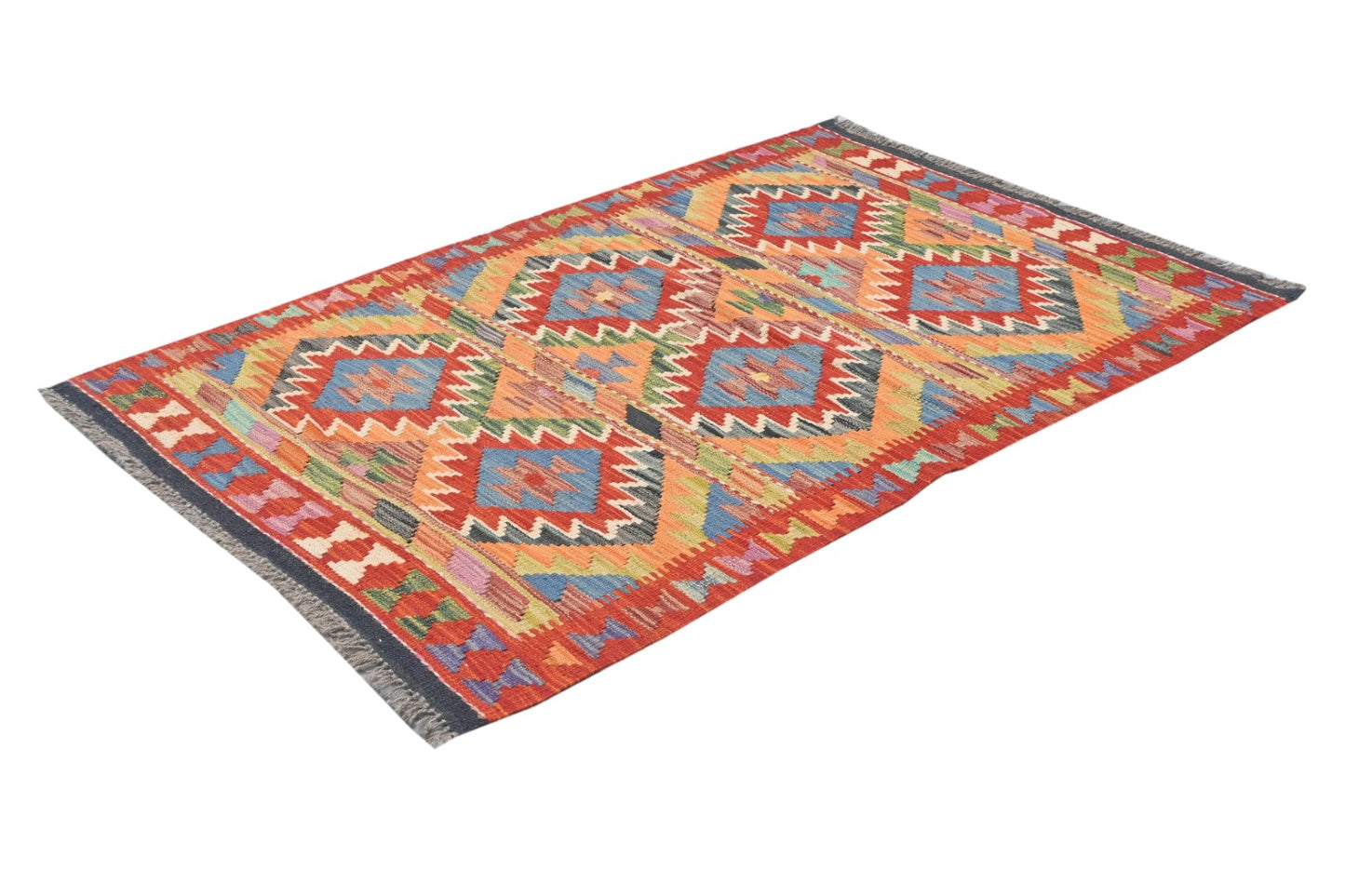 Afghan Kilim Rug 123 x 82cm