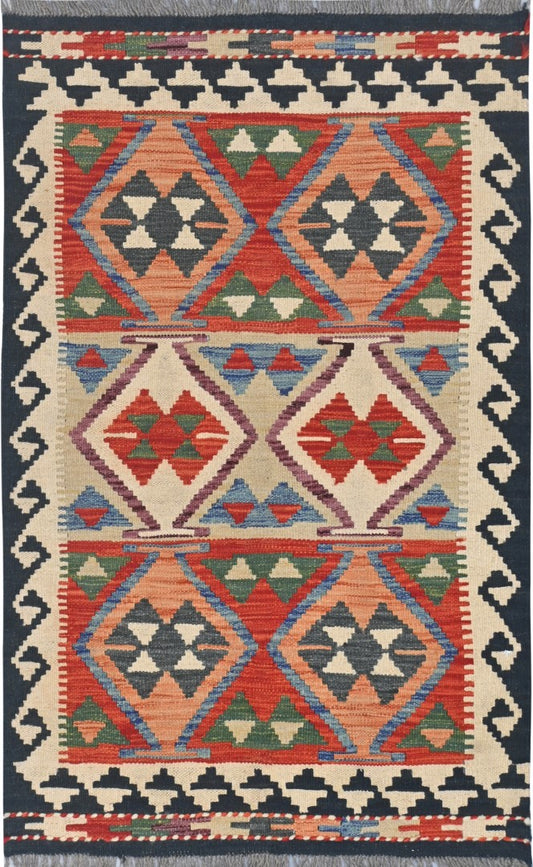 Afghan Kilim Rug 127 x 82cm