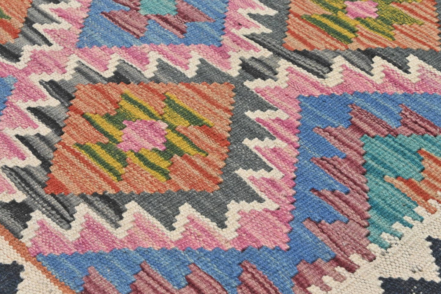 Afghan Kilim Rug 123 x 83cm