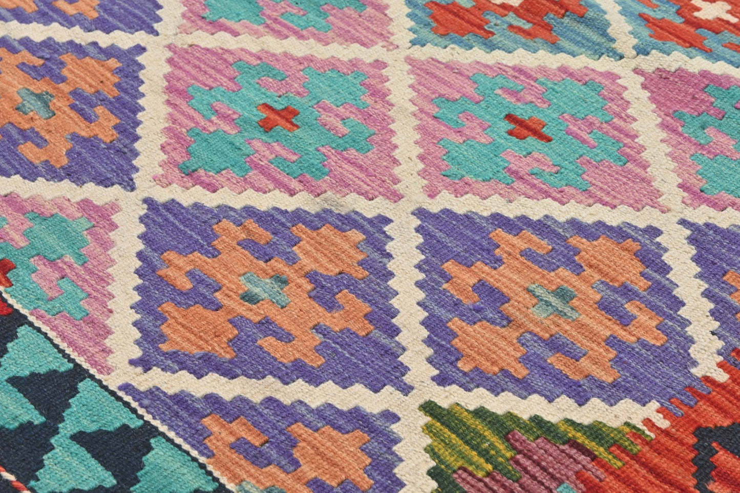 Afghan Kilim Rug 117 x 87cm