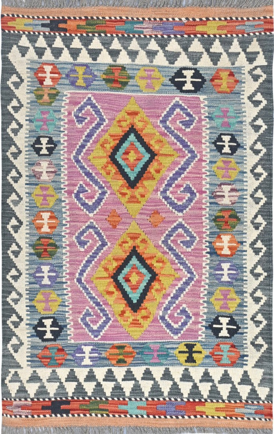 Afghan Kilim Rug 120x80