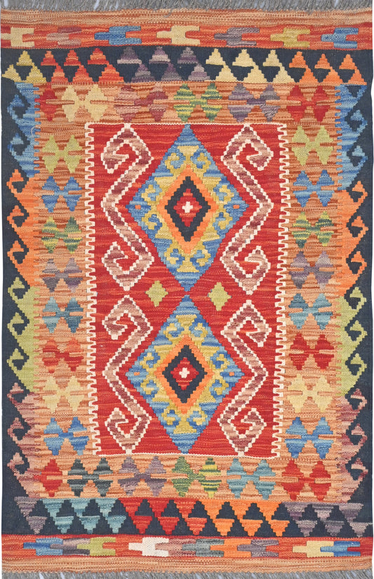 Afghan Kilim Rug 119 x 81