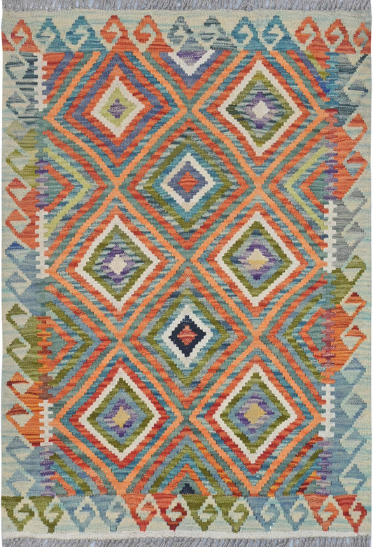 Afghan Kilim Rug 121x87