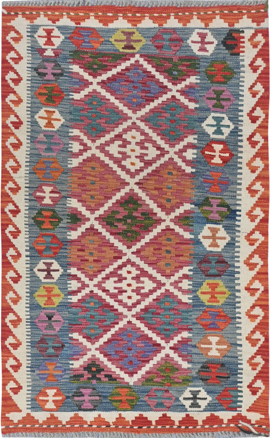 Afghan Kilim Rug 122x79