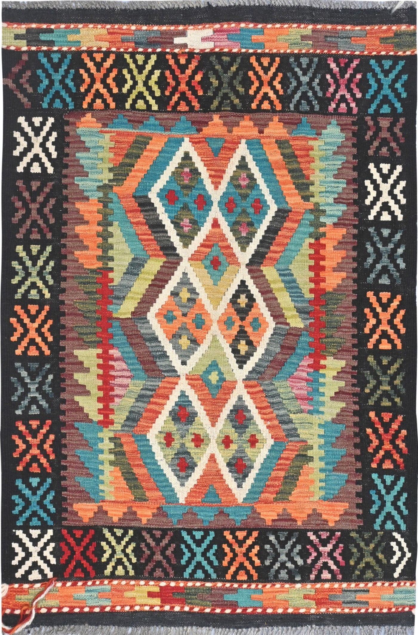 Afghan Kilim Rug 123x84