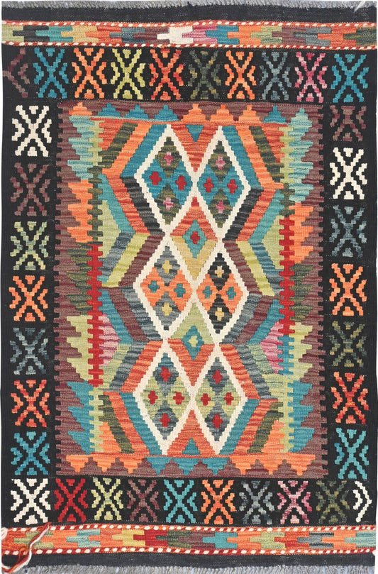 Afghan Kilim Rug 123x84