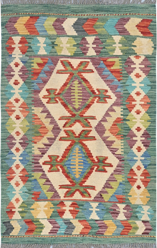 Afghan Kilim Rug 118x77