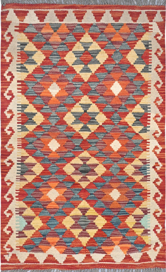 Afghan Kilim Rug 116x77