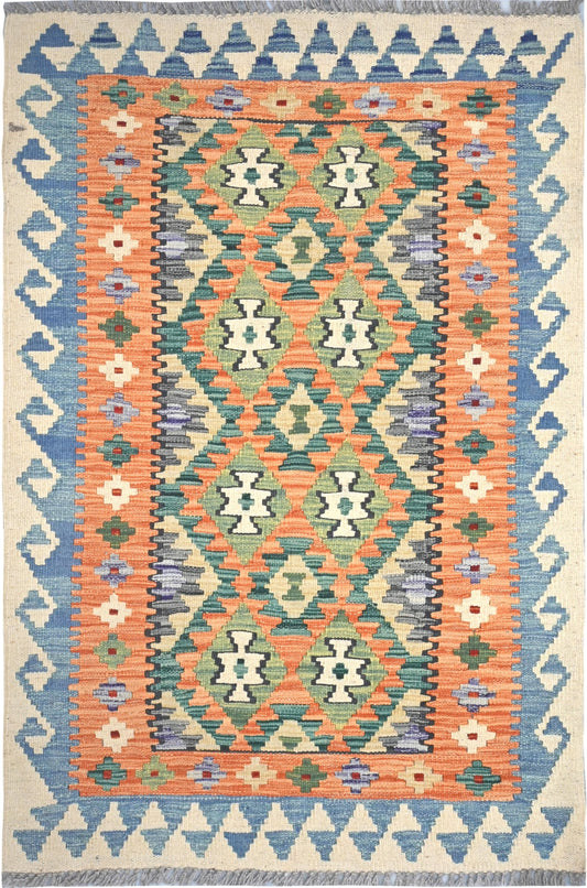Afghan Kilim Rug 126 x 83cm