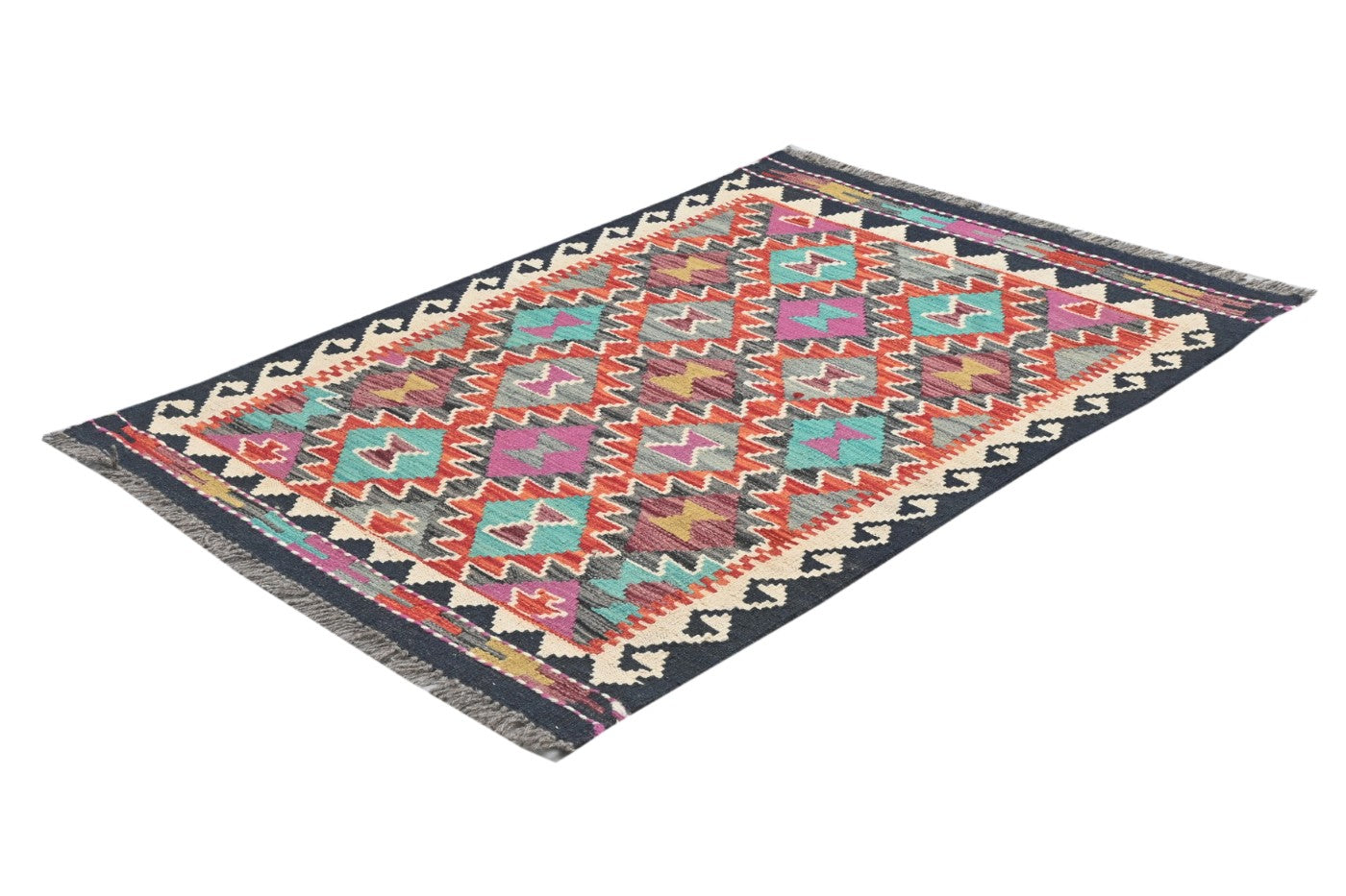 Afghan Kilim Rug 118 x 81cm