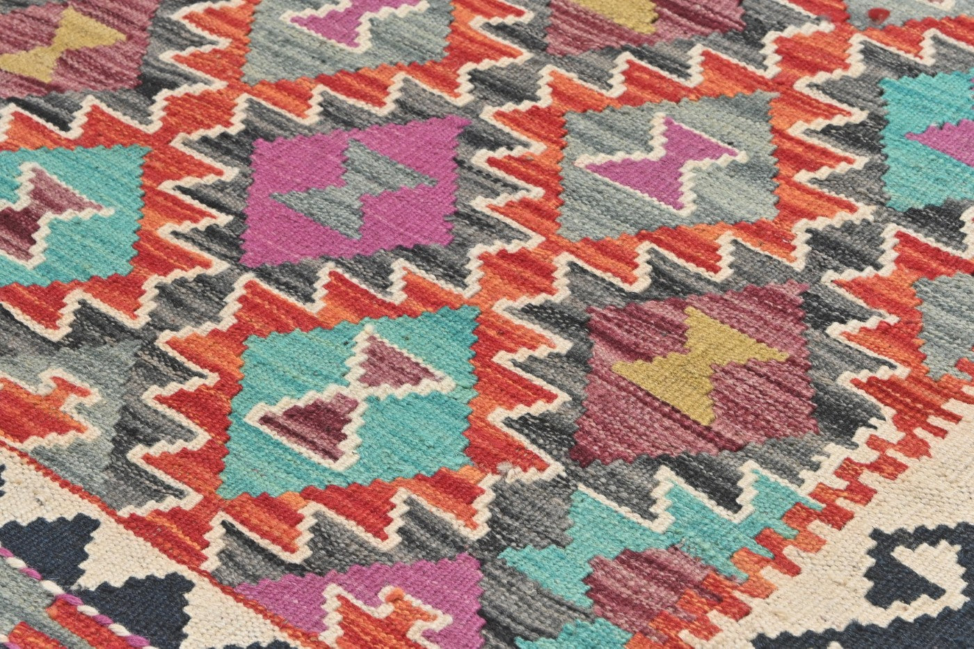 Afghan Kilim Rug 118 x 81cm