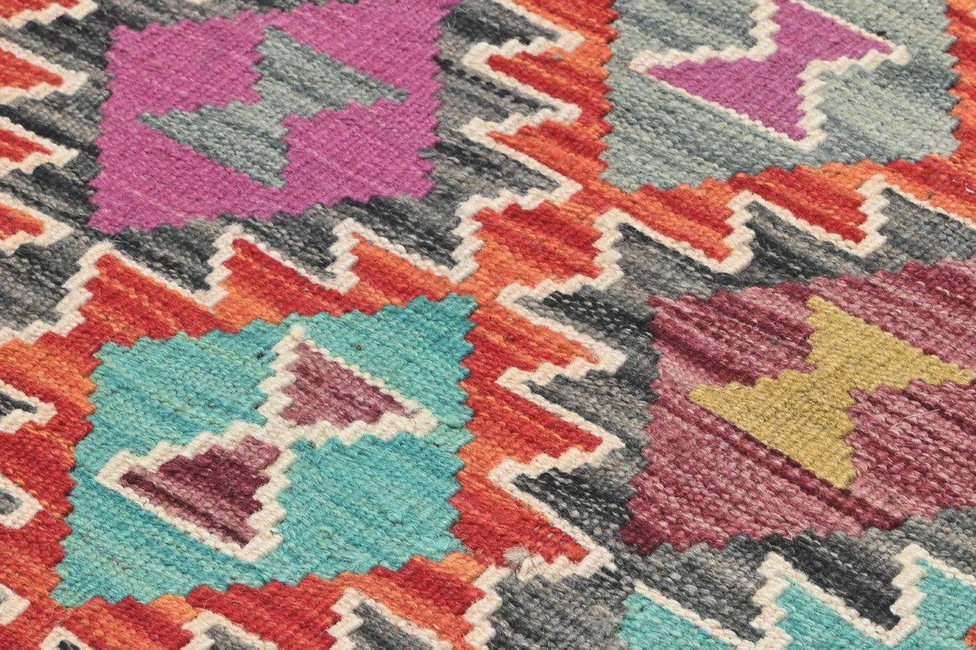 Afghan Kilim Rug 118 x 81cm
