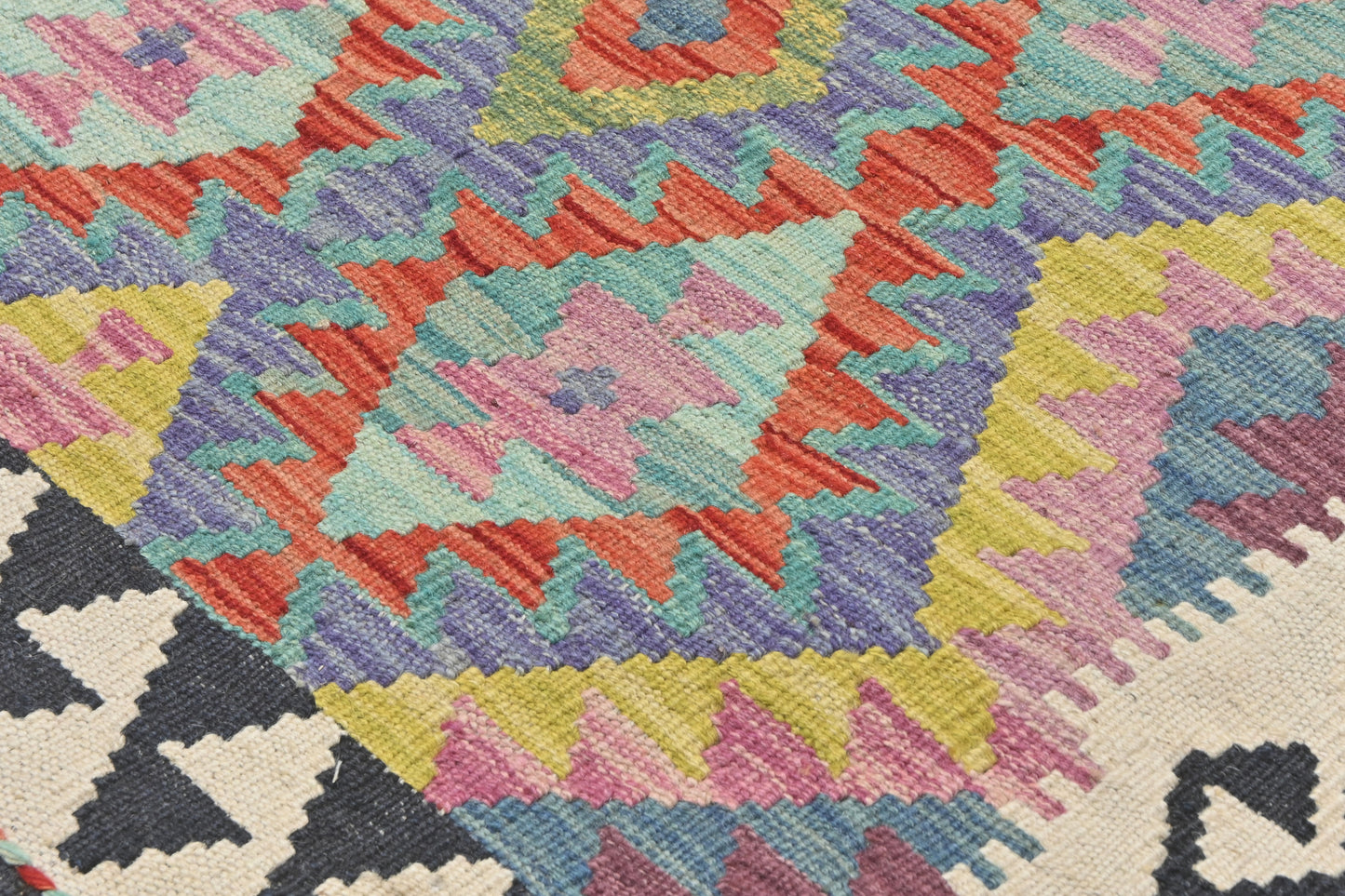 Afghan Kilim Rug 111 x 81cm