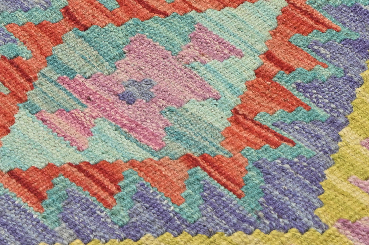 Afghan Kilim Rug 111 x 81cm