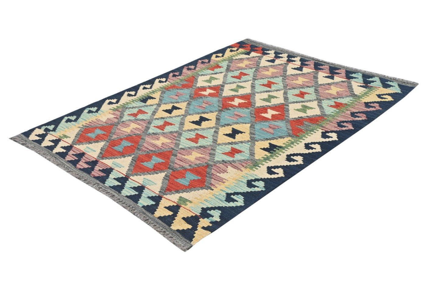 Afghan Kilim Rug 124 x 90cm