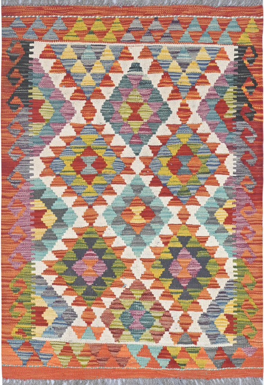 Afghan Kilim Rug 115 x 82cm