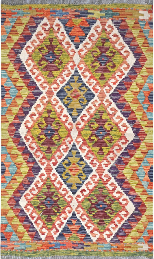 Afghan Kilim Rug 132 x 78cm