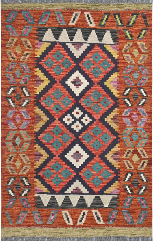 Afghan Kilim Rug 119 x 83cm