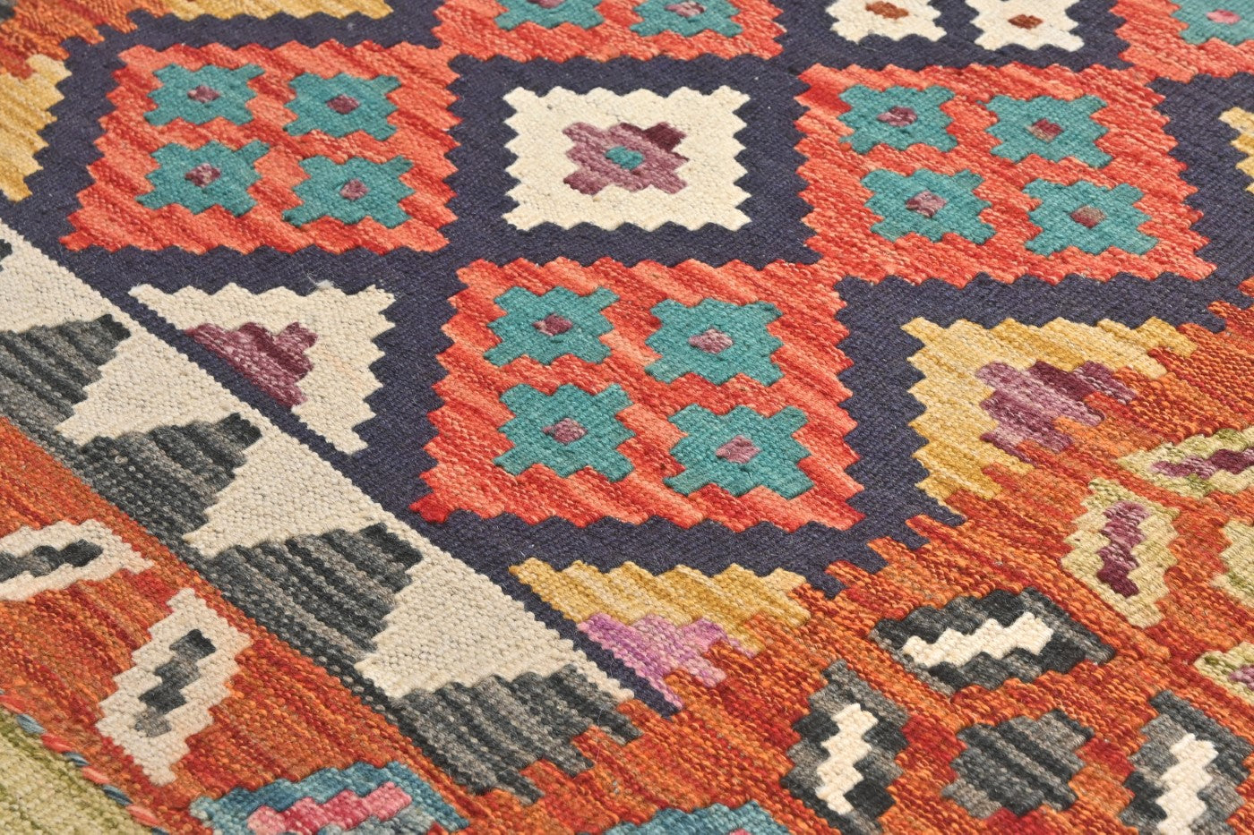 Afghan Kilim Rug 119 x 83cm
